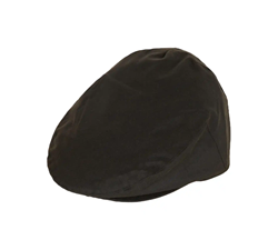 Basco cerato WAX FLAT CAP OLIVE